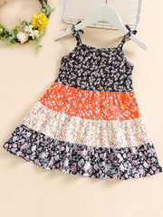 Infant Girls Floral Cami Dress for Summer