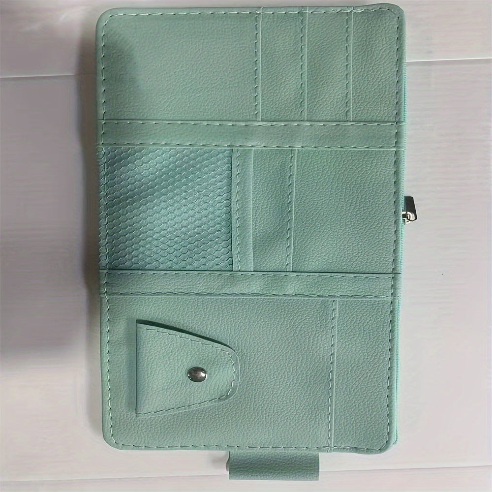 Car Sun Visor Organizer for Essentials and Documents