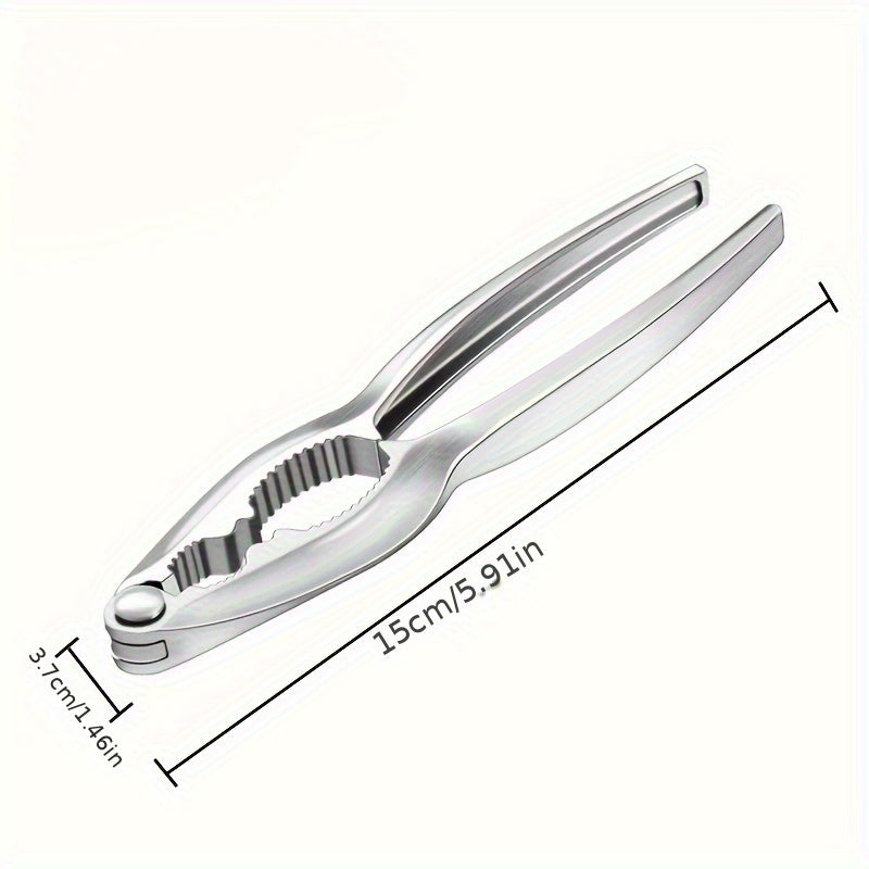 Stainless Steel Walnut Clip for Kitchen and Outdoor Use