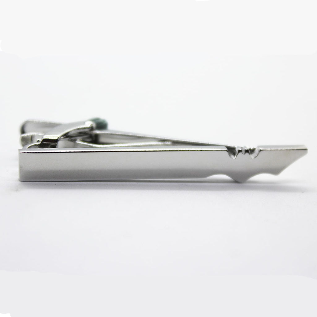 Silvery Tie Clip Wedding Gift for Men