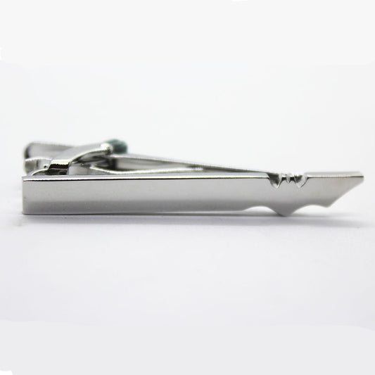 Silvery Tie Clip Wedding Gift for Men