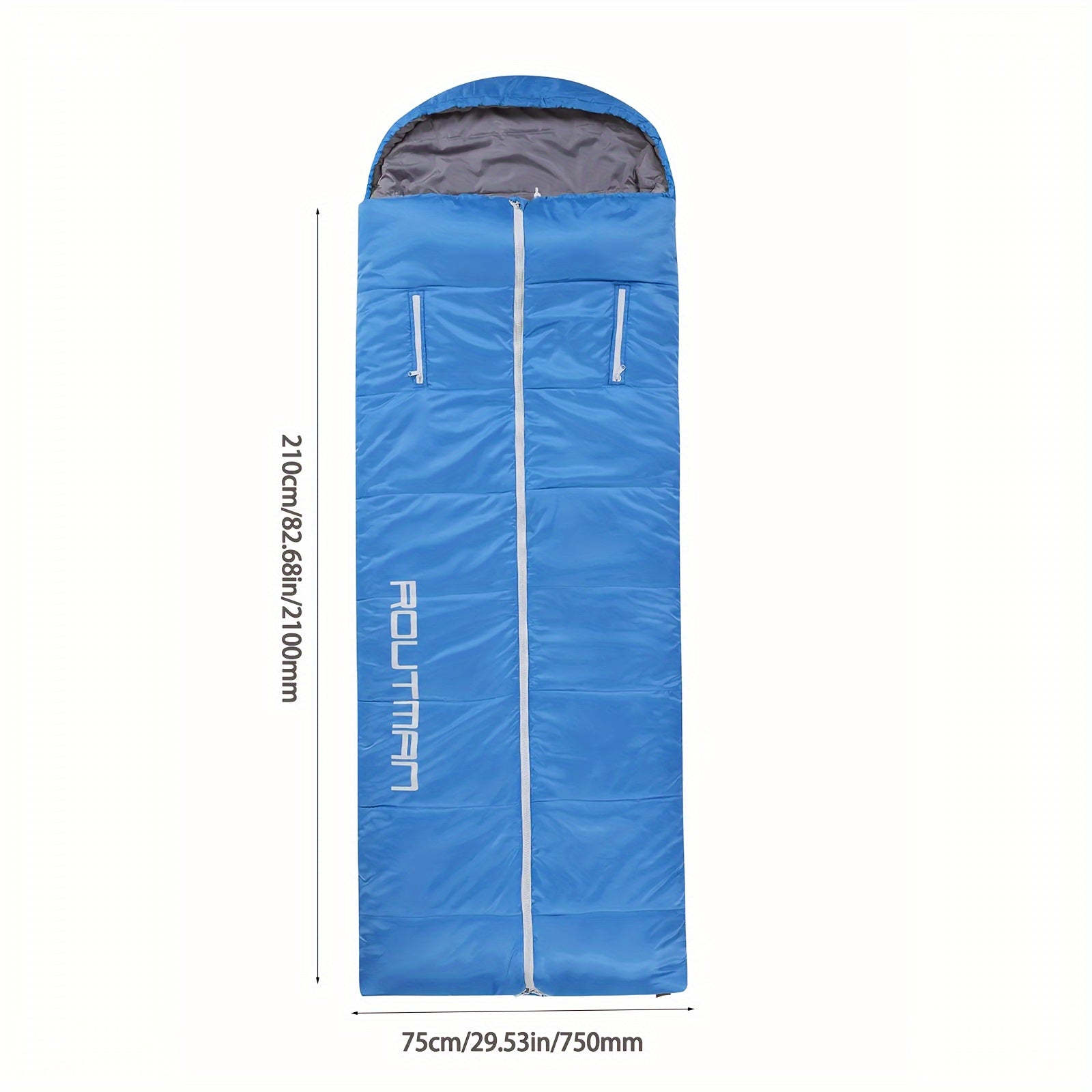 All Seasons Adult Camping Sleeping Bag with Hand Hole