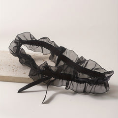 Elastic Lace Band With Bowknot for Wedding