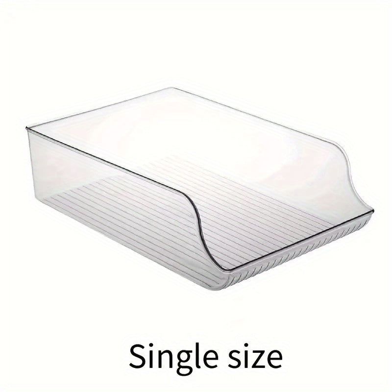 1pc Refrigerator Organizer Bin Beverage Storage Box Soda Can Food Storage Rack