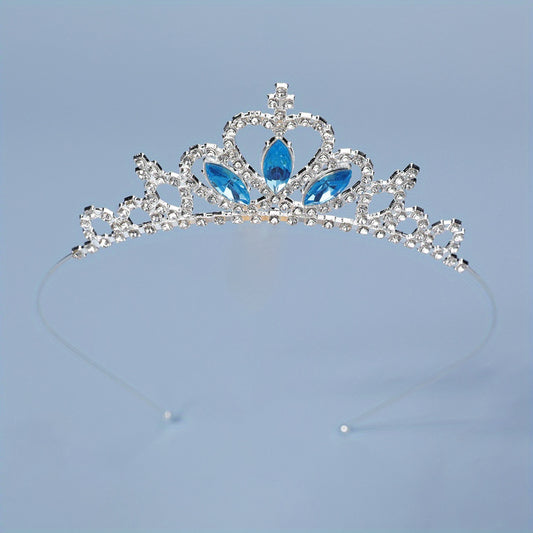 Glitter Princess Tiara Crown Headband for Kids Girls Birthday