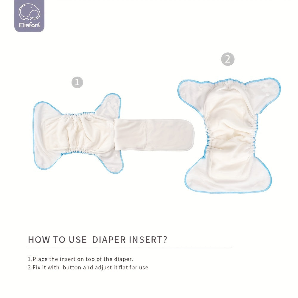 Eco Friendly Reusable Baby Cloth Diaper Waterproof Bamboo Washable Nappy