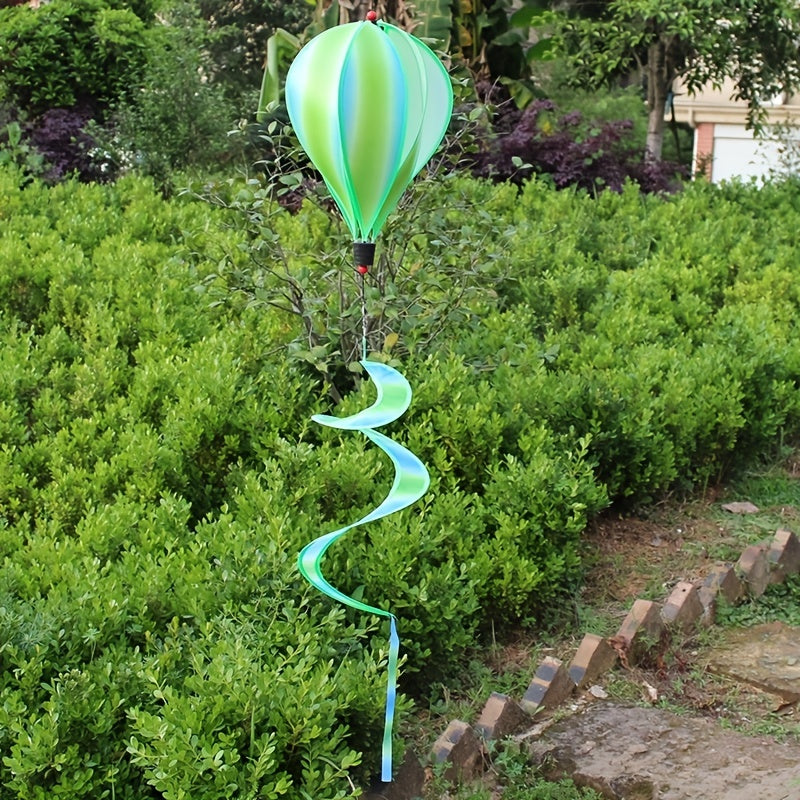 Colorful Rainbow Hot Air Balloon Windmill