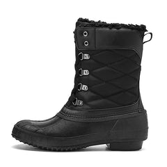Women's Warm Snow Boots Waterproof Lace Up Walking Boots