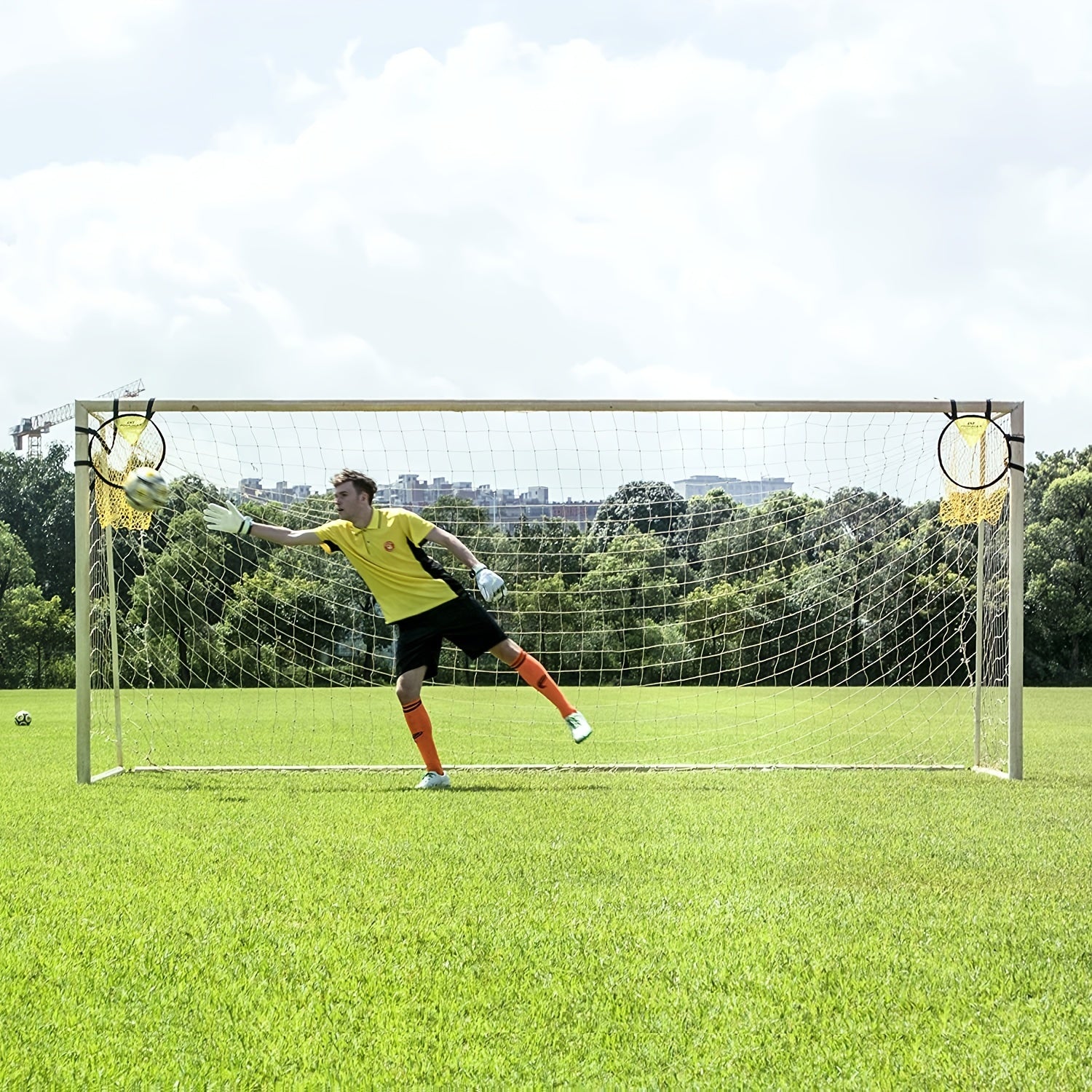 Soccer Ball Goal Net Football Training Shooting Goal Net Improve Soccer Skills