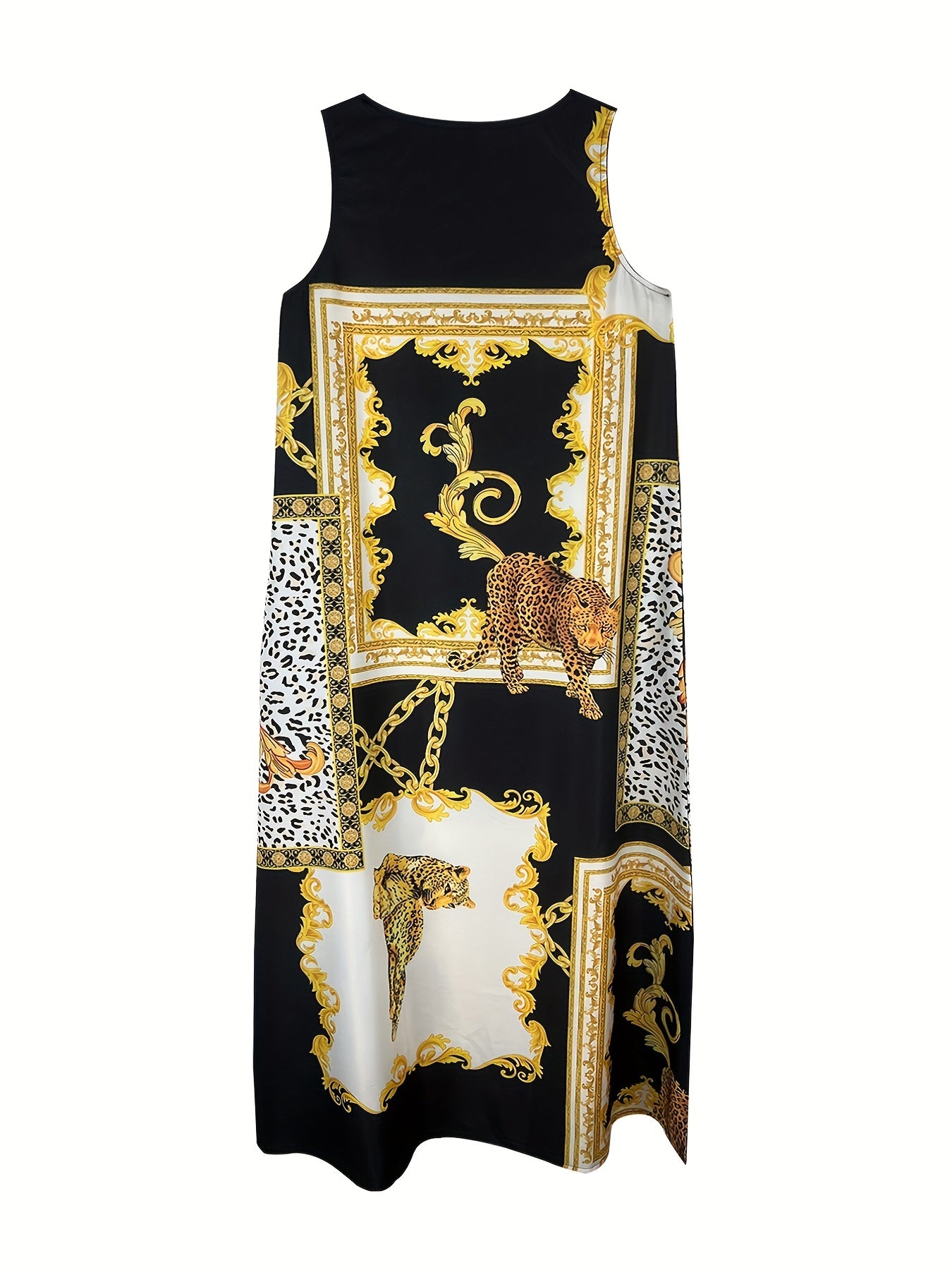 V-neck Sleeveless Dress for Spring & Summer