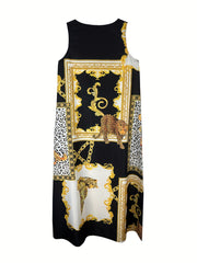 V-neck Sleeveless Dress for Spring & Summer