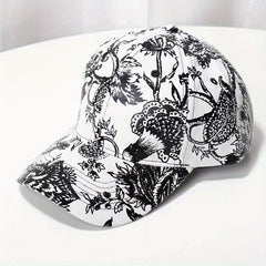 Cotton Baseball Cap Print Duck Tongue Cap Unisex Outdoor Sun Hat