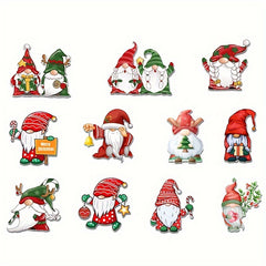 Christmas Garage Door Stickers Fridge Car Body Magnetic Suction Decor Stickers