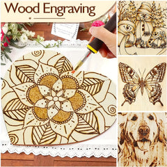 2pcs Wooden Hearts For Crafts DIY Holiday Decor