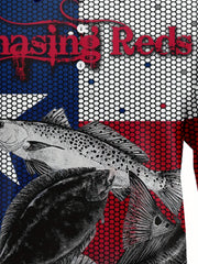 Fish 3d Pattern Men's Long Sleeve Shirt For Autumn Mens Clothing