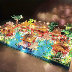 5500pcs Chinese Architecture Building Blocks Set ABS Material