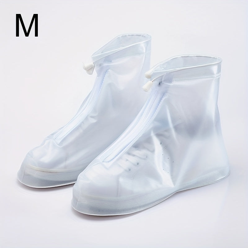 Waterproof Shoe Covers PVC Rubber Sole Reusable Shoe Cover Non slip