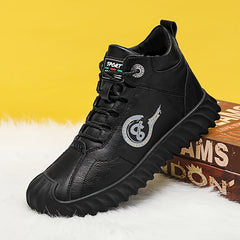 Men's Lace up Sneakers Boots Comfortable and Breathable
