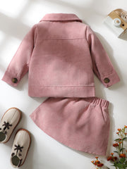 Christmas Cuts Baby Girl Skirt Suit