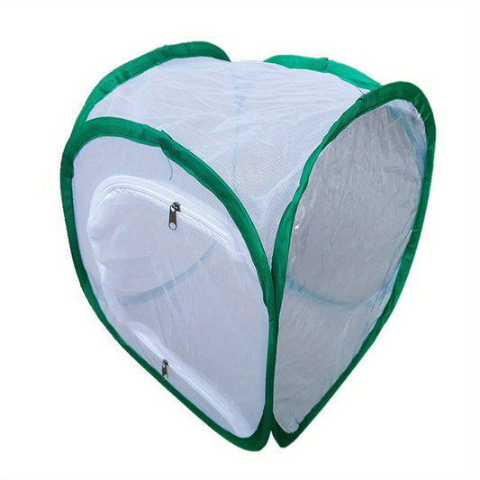 Large Pet Cage Folding Butterfly PVC Cage for Plants Insect Prevention