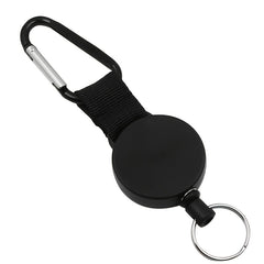 Carabiner Keychain with Retractable Cord, Securely Attach Keys