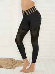 High Waist Sports Leggings with Pocket - Running Yoga Fitness Tight Pants