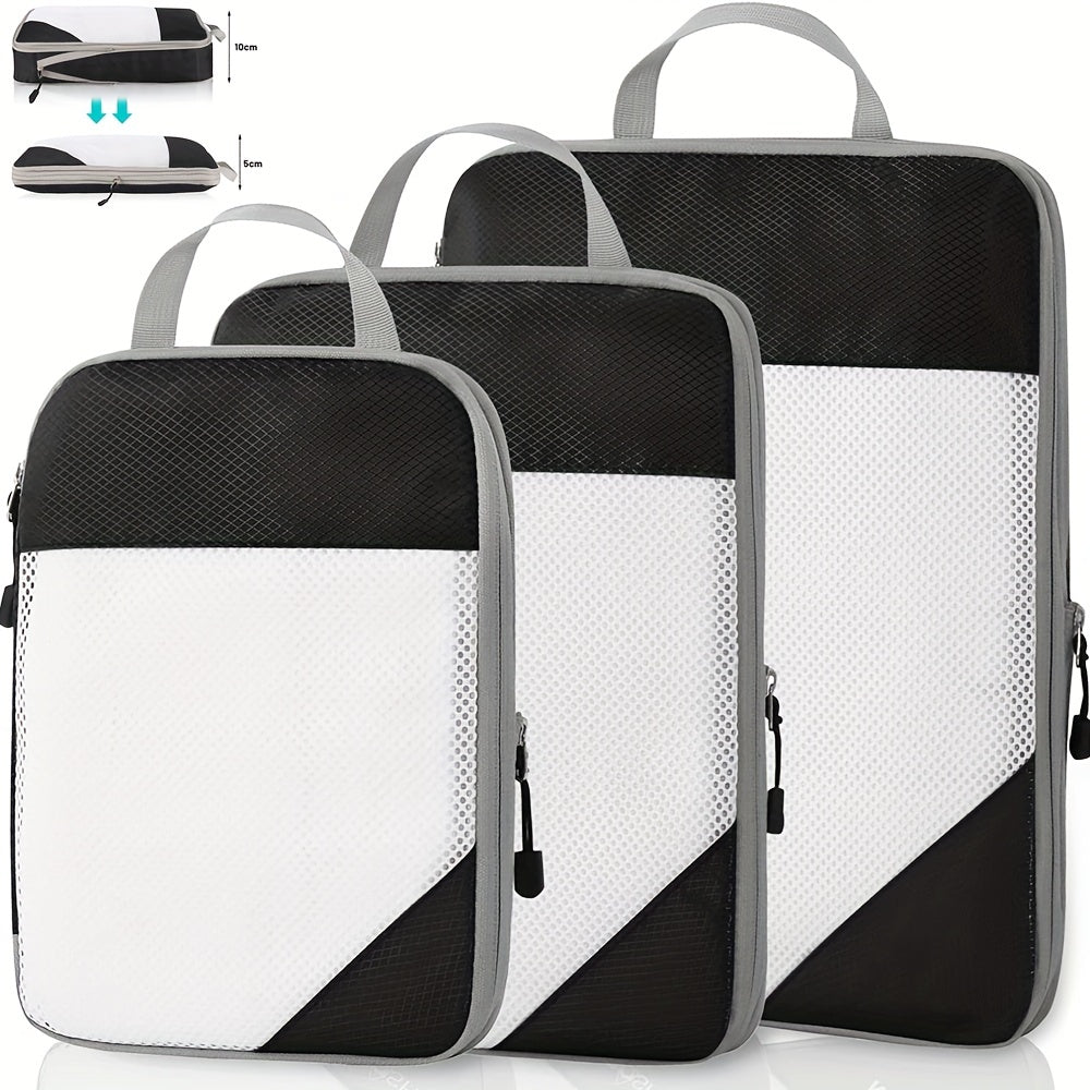 Compression Suitcases Packing Cubes Travel Organizer Handheld Clot...