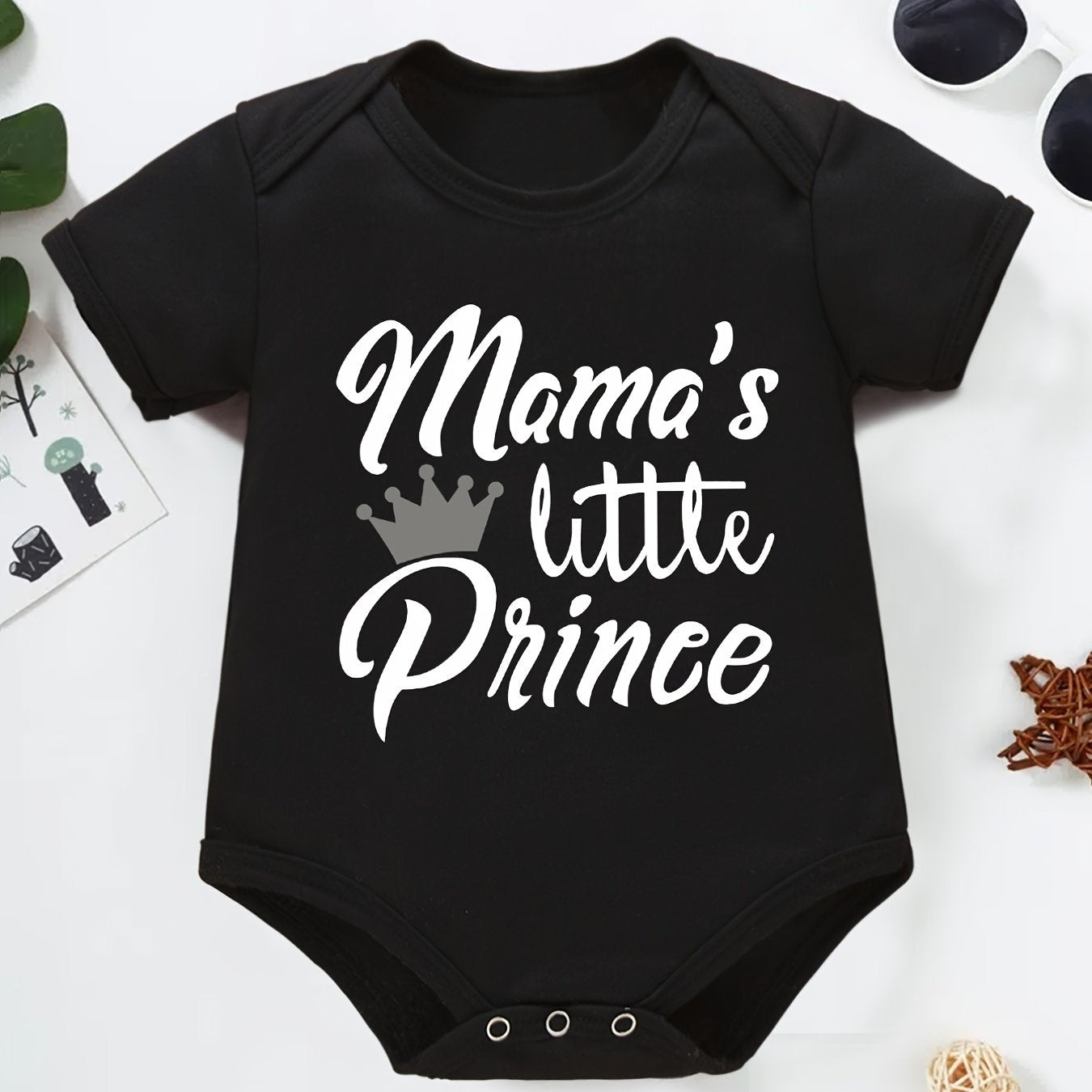 Cute Baby Boys' Bodysuit Onesie for Summer