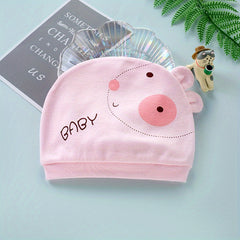 Combed Cotton Baby Cap Autumn Infant Hat Cartoon Shape