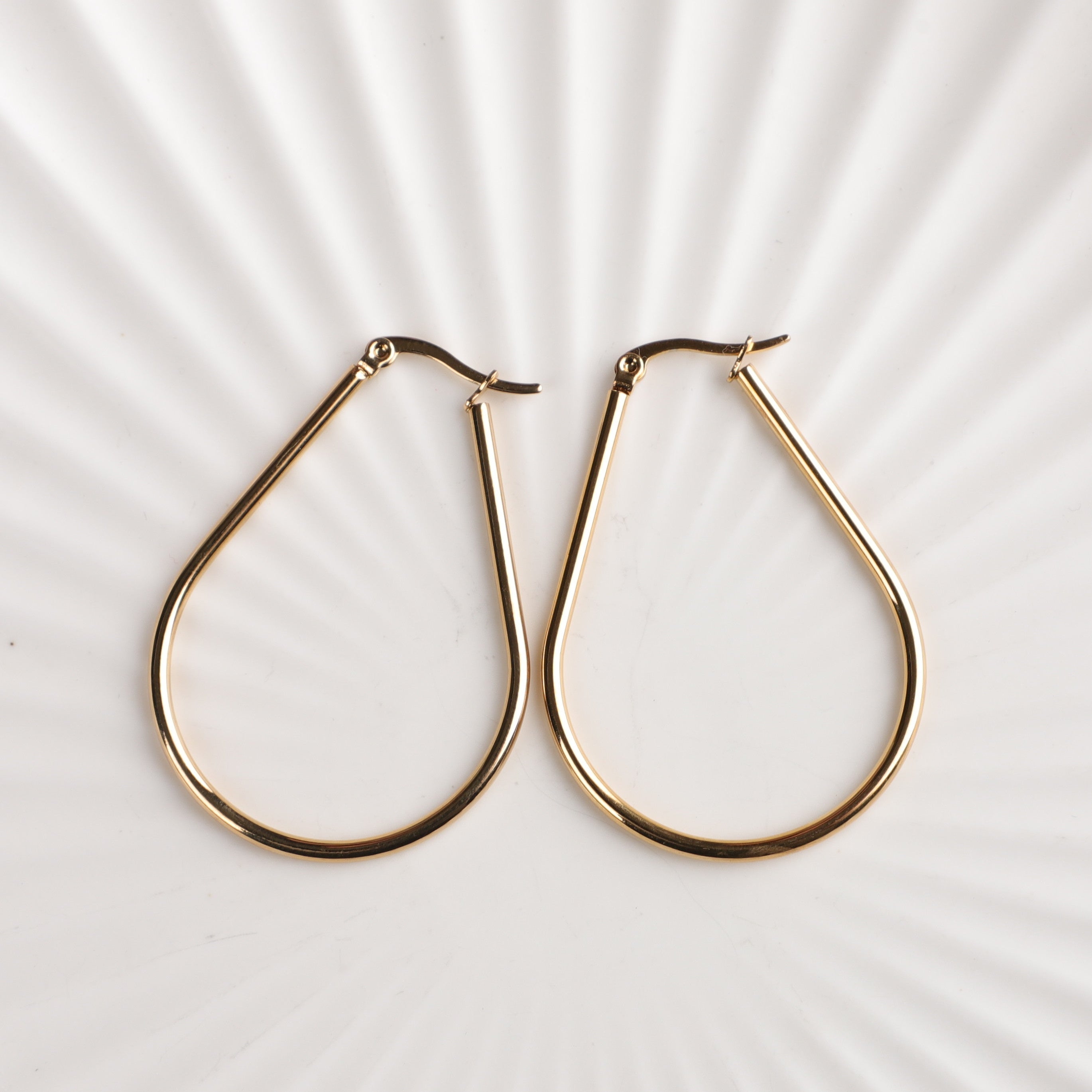 Glamorous 18k Plated Stainless Steel Earrings for Women and Girls