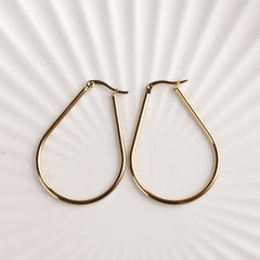 Glamorous 18k Plated Stainless Steel Earrings for Women and Girls
