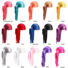 European/American Silk Turban Hat Cloak Hat