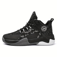 Men's High Top Basketball Shoes Comfy Breathable Non Slip Sneakers
