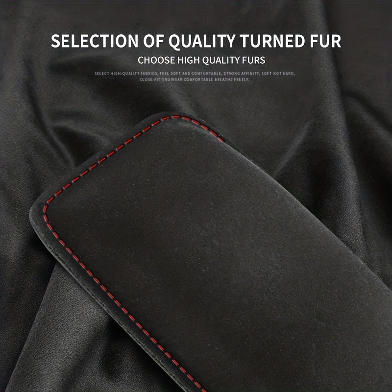 Suede Car Knee Pad Memory Foam Leg Pad