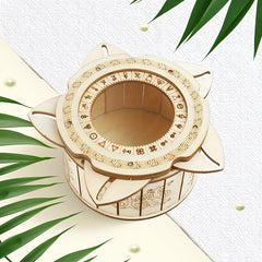 DIY Wooden Puzzle Box 3D Mechanical Model Kit Intricate Gear Mechanism