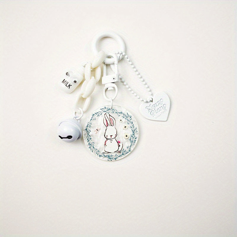 Acrylic Animal Keychain Pendant For Girls