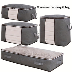 Large Capacity Quilt Clothes Organizer Non Woven Lightweight Storage Bag