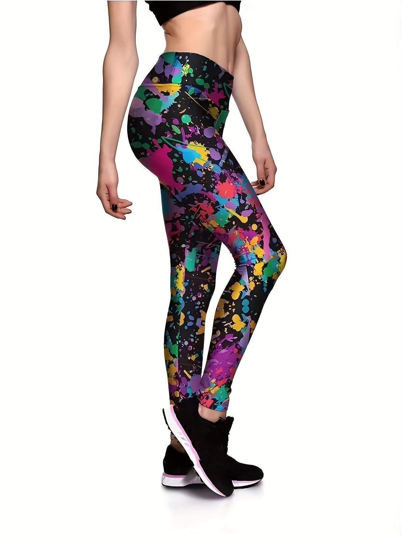 High Waist Lip Lifting Sports Leggings Running Yoga Pants