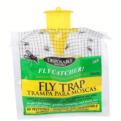 1pc Built in Bait Fly Trap Set Fly Trap Bag Fly Catcher Bag Garden Fly Bag