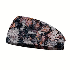 Men's Printed Knit Sports Headband - Sweatband Yoga & Cross Neckband
