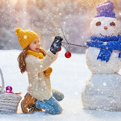 Kids' Waterproof Anti-Touchscreen Gloves for Running & Skiing