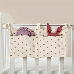Baby Bed Storage Bag Stroller Hanging Bottle Diaper Teething Toy Gum Storage