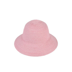 Wide Brim Bucket Hat Straw Sunscreen Fisherman Cap