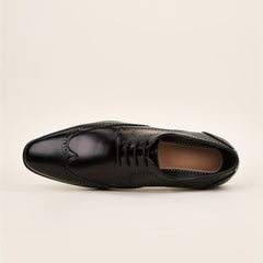 Men's Brogue Derby Shoes Wear-Resistant Non-Slip Dress Shoes