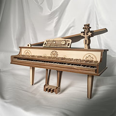 3D Wooden Puzzle Piano DIY Handcrafted Relax Gift for Adults