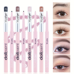 Colorful Eyeliner Gel Pen Waterproof Smudge Proof Ultra Slim Highlighter