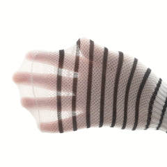 5 Pairs Striped Knit Crew Socks Cotton Boys Girls Accessories