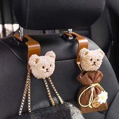 Bear Car Hook Multifunctional Storage for Child Safety Seats