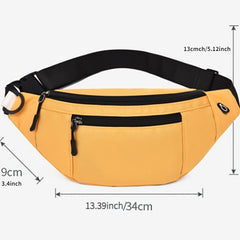 Waterproof Waist Bag Adjustable Belt Casual Sports Running Fanny Pack
