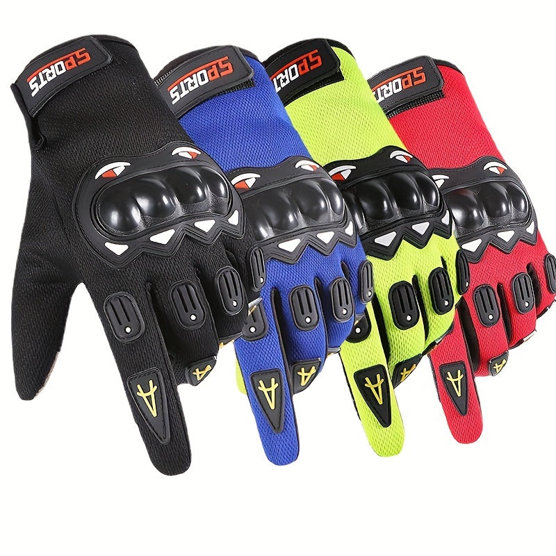 Touch Screen Racing Cycling Gloves Anti-fall Finger Protection Gloves